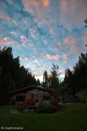 Old HDR pic of our cabin in Montana