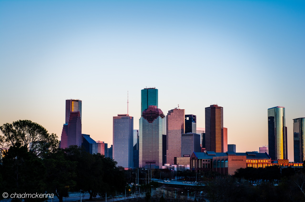 HDR (High Dynamic Range) Photo of Downtown Houston