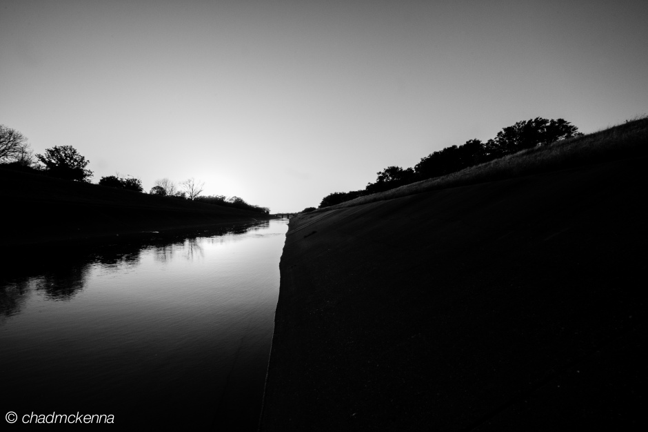 The Bayou in Black and White