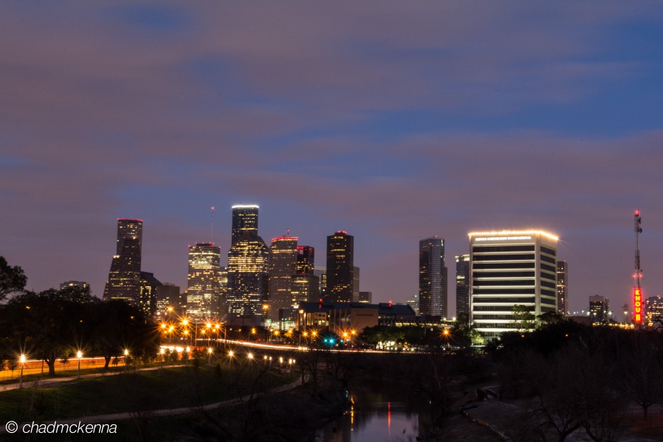 Long Exposure of Downtown Houston