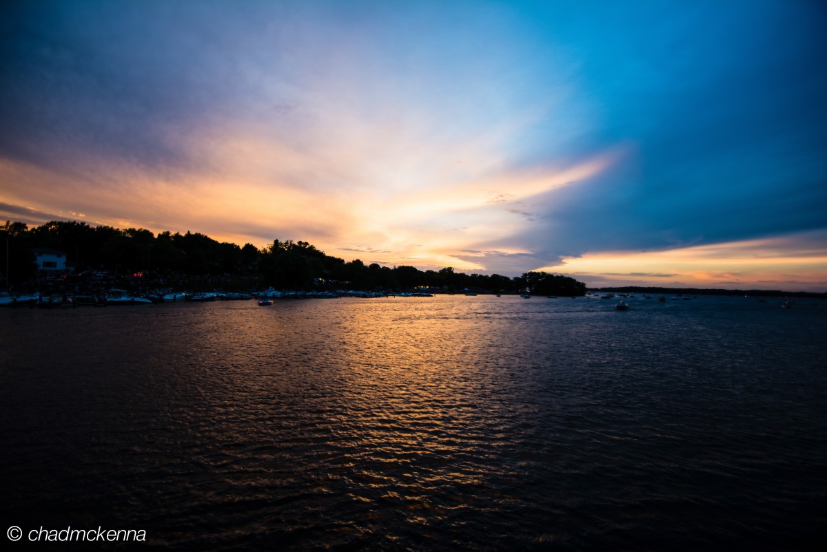 Sunset over Lake Minnetonka