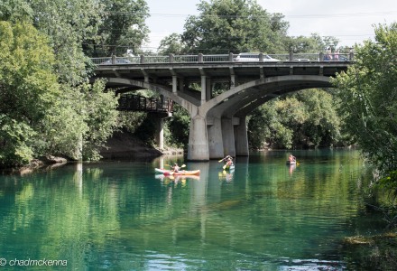 Bridge near Barton Springs Pool in Austin, TX